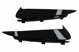 Ornamente bara Spate flapsuri compatibil cu Mercedes C Class W205 2014-2020 Negru Lucios - Img 3