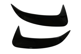 Ornamente Bara Spate Flapsuri compatibil MERCEDES A Class W177 2018-> A35 Design Negru Lucios - Img 7