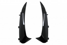 Ornamente Bara Spate Flapsuri Negru Lucios compatibil cu Mercedes C Class C205 A205 2015-2019 - Img 2