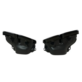 Ornamente evacuare tobe compatibil cu sistemul de evacuare Mercedes Benz E-Class W212 2009-2016, S-Class W222 2013-2020, culoare negru lucios - Img 6