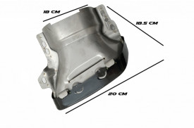 Ornamente pentru sistemul de evacuare compatibil cu Mercedes A-Class W176 2012-2018 CLA W117 C117 - Img 7