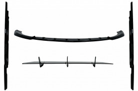 Pachet Exterior Aero compatibil cu Mercedes E-Class E63 W213 S213 2016-2019 Negru Lucios - Img 3