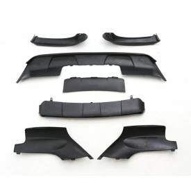 Pachet Exterior Aerodinamic compatibil cu BMW X5 E70 2007-2011, negru lucios - Img 2
