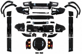 Pachet Exterior compatibil cu Land Rover Defender SUV L663 2019-> Negru Lucios - Img 2