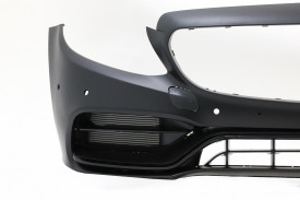 Pachet Exterior compatibil cu Mercedes C-Class W205 Sedan 2014-2020 C63 Design - Img 5