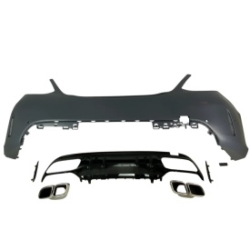 Pachet Exterior compatibil MERCEDES C-Class W205 Sedan 2014-2018 C63 Design - Img 10