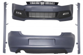 Pachet Exterior Complet compatibil cu VW Polo 2009-2017 R-Line Design - Img 2