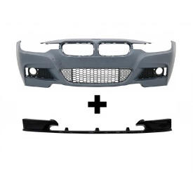 Pachet tuning Bara Fata compatibil BMW Seria 3 F30 F31 2011-2018 M-Technik Design si Prelungire Bara Fata compatibil cu BMW Seria 3 F30 2012-2018 Sedan Touring M-Performance Design