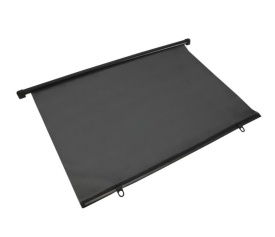 Parasolar auto retractabil, dimensiune 110x70 cm, culoare negru