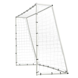 Poarta Fotbal, echipament de antrenament pentru Fotbal din fier dimensiune 2,43 x 1,82 m, cu plasa de rebound fata-verso - Img 11