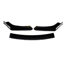 Prelungire bara fata Brabus Design, negru lucios, 3 piese
