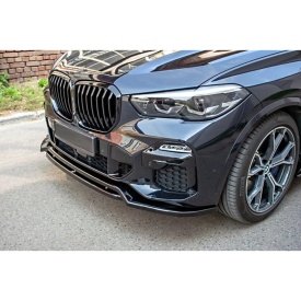 Prelungire Bara Fata compatibil cu BMW X5 G05 M-Package 2018-2022 M Sport Negru Lucios - Img 9