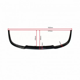 Prelungire bara fata compatibila cu VW Golf 5 2003-2008, GTI Design, negru lucios - Img 3