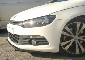 Prelungire bara fata compatibila VW SCIROCCO 2008-2017, negru lucios, 3 piese - Img 5