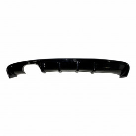 Prelungire difuzor Bara Spate compatibil cu AUDI A3 8P 2008-2012 facelift, Evacuare dubla stanga, negru lucios