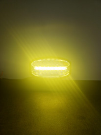Proiector faza lunga LED si pozitie portocalie cu led, 242x138 mm - Img 5
