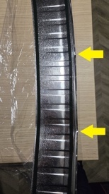 Protectie bara spate din inox VW PASSAT B7 COMBI 2010-2014 DETERIORATA - Img 9