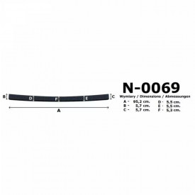 Protectie bara spate, Suzuki S-Cross 2022->, Plastic, culoare negru - Img 2