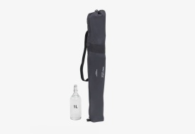 Scaun pliabil pentru camping, plaja, pescuit sau gradina, Easy Camp Furniture Spruce Black Inc, culoare gri, 110 kg - Img 6
