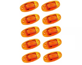 Set 10 lampi gabarit, LED, portocaliu, 12-24V, FT-068 Z Fristom