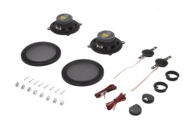Set 2 difuzoare auto, boxe auto, Woofer, Tweeter, 130mm, 100W, 90 dB, CL Italia - Img 2