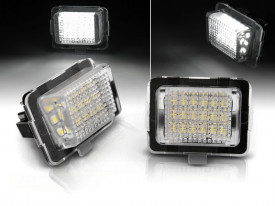 Set 2 lampi numar LED compatibil MERCEDES Clasa C W204, clasa E W212, C207, clasa S W221 - Img 3