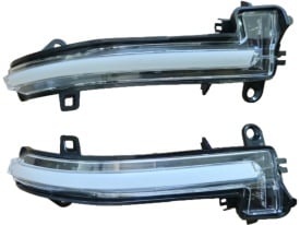 Set 2 Lampi Semnalizari dinamice Oglinzi compatibil cu BMW 1 F20 F21 2011-2018 BMW 2 F22 F23 2013- BMW 3 F30 F31 2011-2018 BMW 4 F32 F33 F36 2013-2018 BMW X1 E84 2012-2014, transparente - Img 1