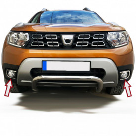 Set 2 ornamente din inox pentru proiectoare compatibil Dacia Duster II 2018-2023 - Img 5