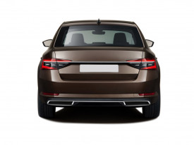 Set 3 ornamente inox bara si evacuare compatibile cu SKODA SUPERB 2019-> sedan - Img 3