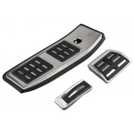 Set 3 ornamente pedale sport compatibil Audi A4 B9 2015-2025, A5 2016-2024, cutie automata