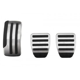 Set 3 Ornamente pedale sport compatibil Nissan Qashqai 2006-2013, X-Trail T31 2007-2013 cutie manuala - Img 2
