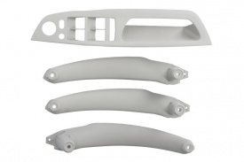 Set 4 Manere plastic interior GRI compatibil BMW X5 E70 2007-2014, X6 E71 2007-2014