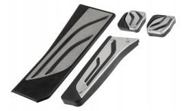 Set 4 ornamente pedale sport compatibil BMW seria 5 F07/F10/F11 2009-, X3 F25 2010-2017, X4 F26 2013-2018, cutie manuala - Img 2