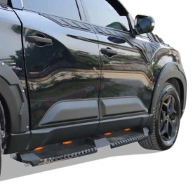 Set 4 Protectii laterale pentru usi compatibile Ssangyong Musso 2021-> plastic ABS calitate Premium