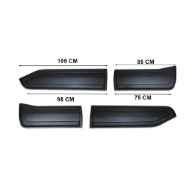 Set 4 Protectii laterale pentru usi compatibile VW Amarok 2023->, plastic ABS, calitate Premium - Img 10