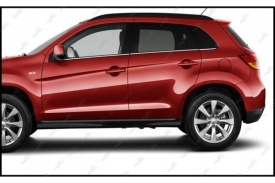 Set 6 ornamente inox chedere geam compatibil cu Mitsubishi ASX 2010-> - Img 3