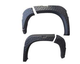 Set 6 protectii aripa overfendere, compatibil Mitsubishi L200 2020->, plastic ABS - Img 4