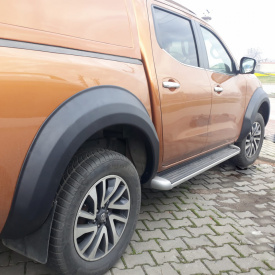 Set 8 protectii aripa overfender compatibil cu Nissan Navara 2015->, cu rezervor Adblue, calitate premium - Img 5