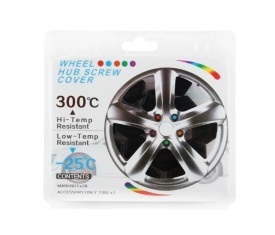 Set capace prezoane 21mm negre 20 bucati