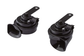 Set Claxon Auto Hella TE26, 400-500 Hz, 12V 110db compatibil Ford B-Max, C-Max, C-Max II, Cougar, Courier, Ecosport, Escort VI, Fiesta 4, 5, 6, 7, Focus C-Max 1999-2022