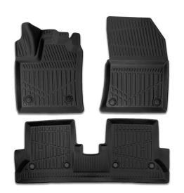 Set covorase auto cauciuc BMW seria 3 F30 F31 2012-2018, forma tavita 3 D - Img 1