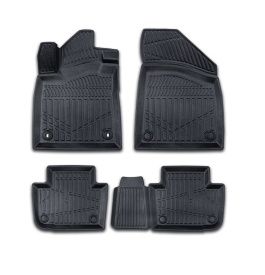 Set covorase auto cauciuc MG MG4 2022->, forma tavita 3D
