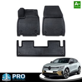 Set covorase auto cauciuc Renault Megane E-Tech 2022->, forma tavita 3D - Img 2