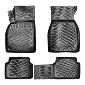 Set covorase auto cauciuc Renault Megane II 2002-2008 forma tavita - Img 1