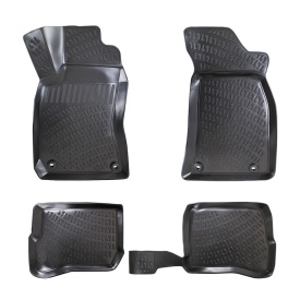 Set covorase auto cauciuc Skoda Superb 2001-2008 forma tavita