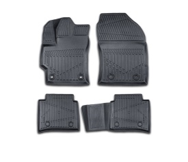 Set covorase auto cauciuc Toyota Corolla 2019->, forma tavita 3D