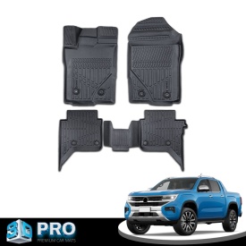 Set covorase auto cauciuc VW Amarok II 2023->, forma tavita 3D - Img 4