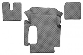 Set covorase camion, piele ecologica compatibil cu MAN TGA 2000-2010, cutie manuala gri, cabina mare