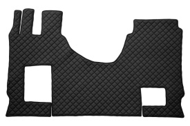 Set covorase camion, piele ecologica compatibil cu Mercedes Actros MP4 2011-> Negru AUTOMAT