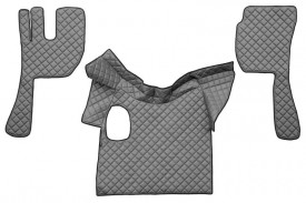 Set covorase camion, piele ecologica compatibil cu VOLVO FH12 FH 16 2002-2012 Gri, MANUALA vers. 1